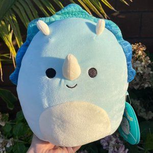 8” Squishmallow Malik the Triceratops